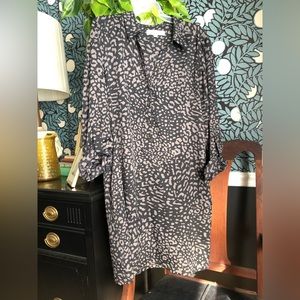 Leopard Print Loft Dress - Just Below The Knee Length